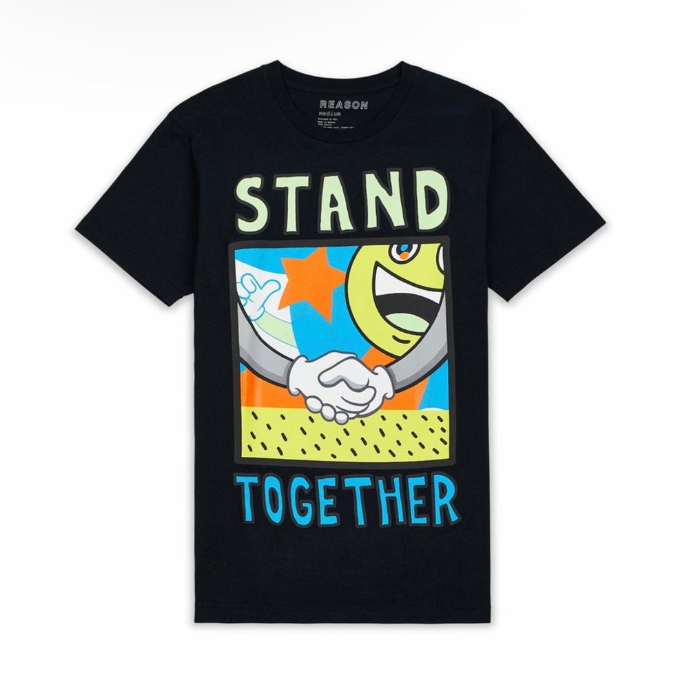 New Reason Clothing Stand Together Graphic Tee Men’s Size Large